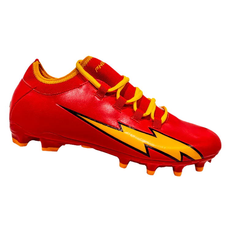 The Flash Youth Football Cleats - Velocity 2.0 by Phenom Elite