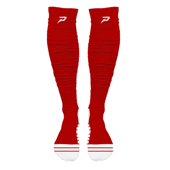 Phenom Elite 'Quantum Knit' Extra Long Padded Scrunch Socks - Team Colors