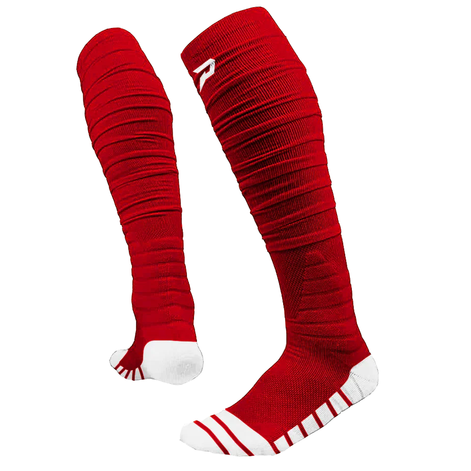 Phenom Elite 'Quantum Knit' Extra Long Padded Scrunch Socks - Team Colors