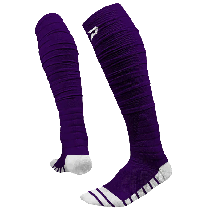 Phenom Elite 'Quantum Knit' Extra Long Padded Scrunch Socks - Team Colors