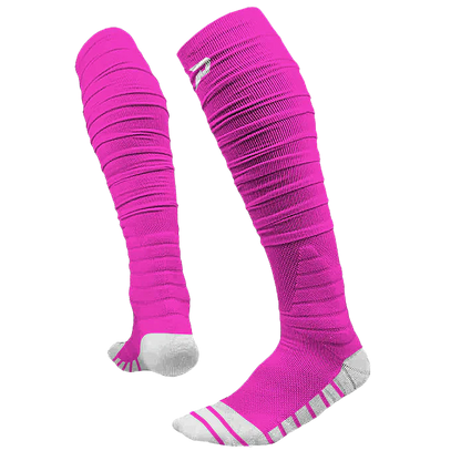 Phenom Elite 'Quantum Knit' Extra Long Padded Scrunch Socks - Pink