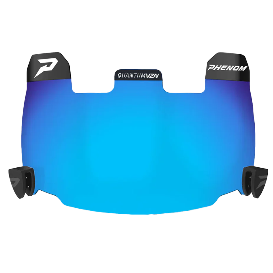 Cobalt Blue Football Visor - QVZN 1.0 by Phenom Elite