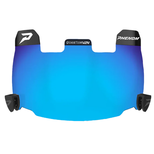 Cobalt Blue Football Visor - QVZN 1.0 by Phenom Elite