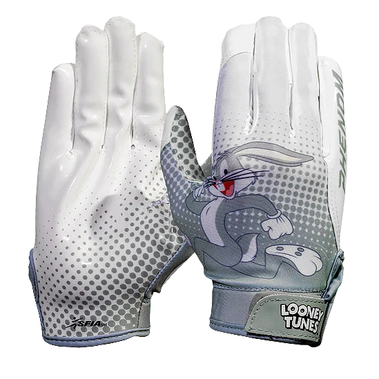 Looney Tunes Football Gloves - Bugs Bunny - VPS4 by Phenom Elite