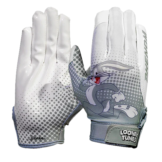 Looney Tunes Football Gloves - Bugs Bunny - VPS4 by Phenom Elite