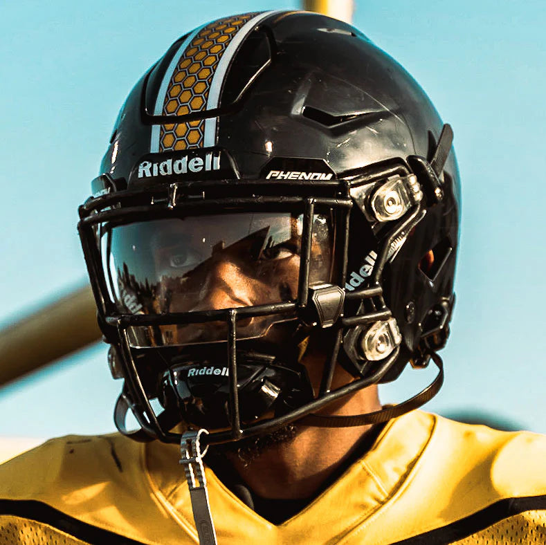 Clear Football Visor - QVZN 1.0 by Phenom Elite