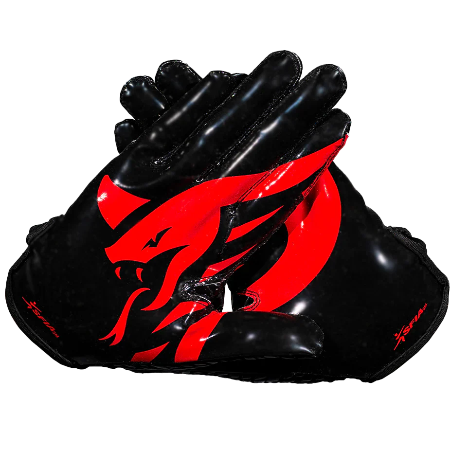 Phenom Elite Football Gloves - VPS4 - Black Cobra Skin