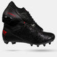 Velocity 3.0: Youth Football Cleats - Black Cobra Skin