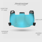 Ice Blue Football Visor - QVZN 1.0 by Phenom Elite