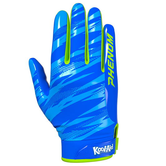 Kool-Aid 'Great Bluedini' Football Gloves - VPS4 by Phenom Elite