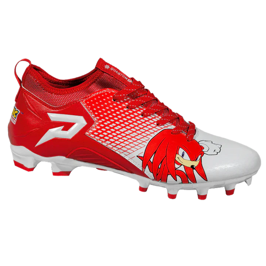 Knuckles the Echidna Football Cleats - Quantum Speed by Phenom Elite