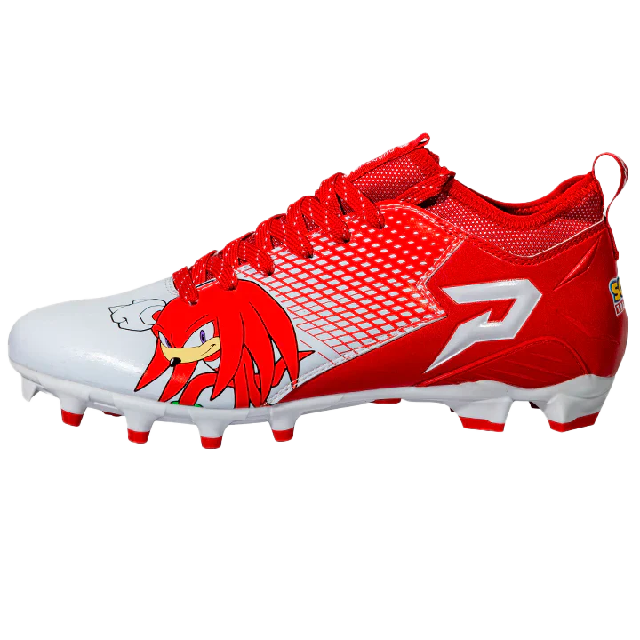 Knuckles the Echidna Football Cleats - Quantum Speed by Phenom Elite