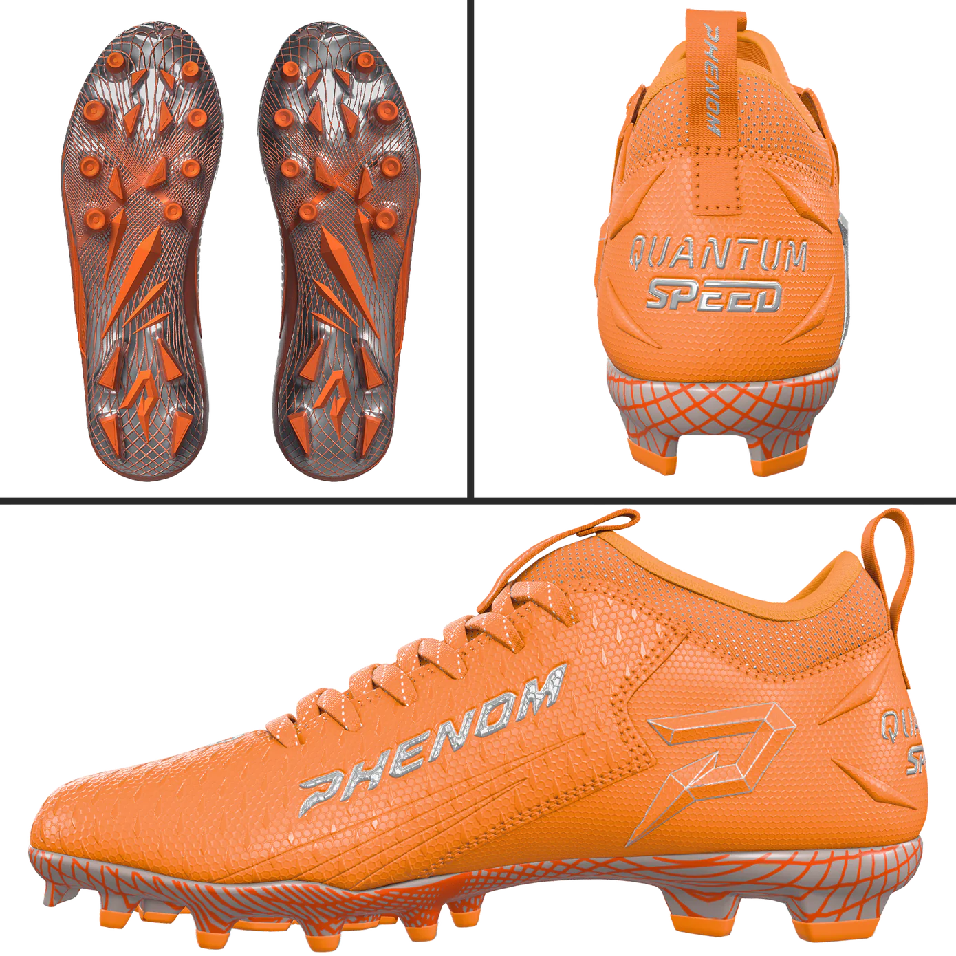 Phenom Elite Quantum Speed 2.0 Football Cleats - Team Colors