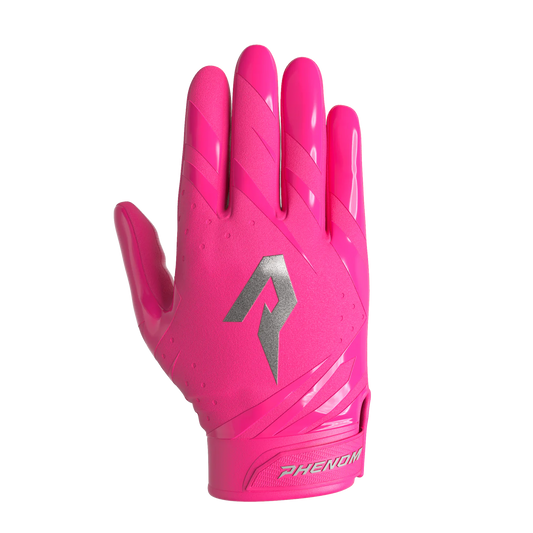 Phenom Elite VPS5 Adult Football Gloves - Pink