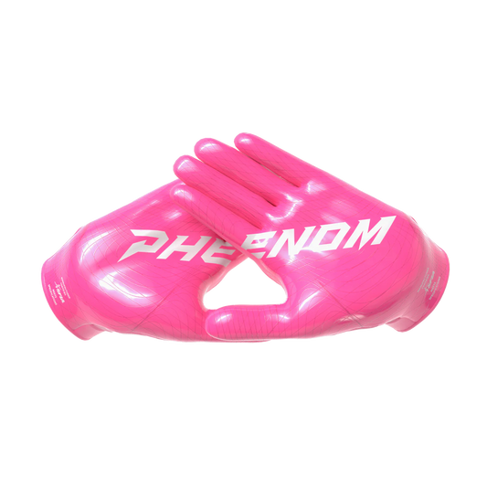 Phenom Elite VPS5 Adult Football Gloves - Pink