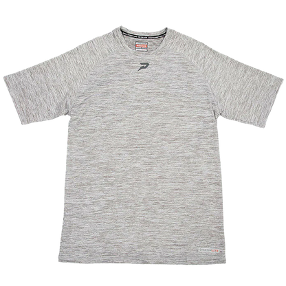 Quantum Lite Raglan Performance Tee - Heather Grey