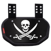 Phenom Elite Football Back Plate - Jolly Roger