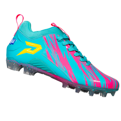 Kool-Aid 'Sharkleberry Fin' Football Cleats - Quantum Speed by Phenom Elite