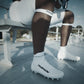 Velocity 3.0: Youth Football Cleats - White