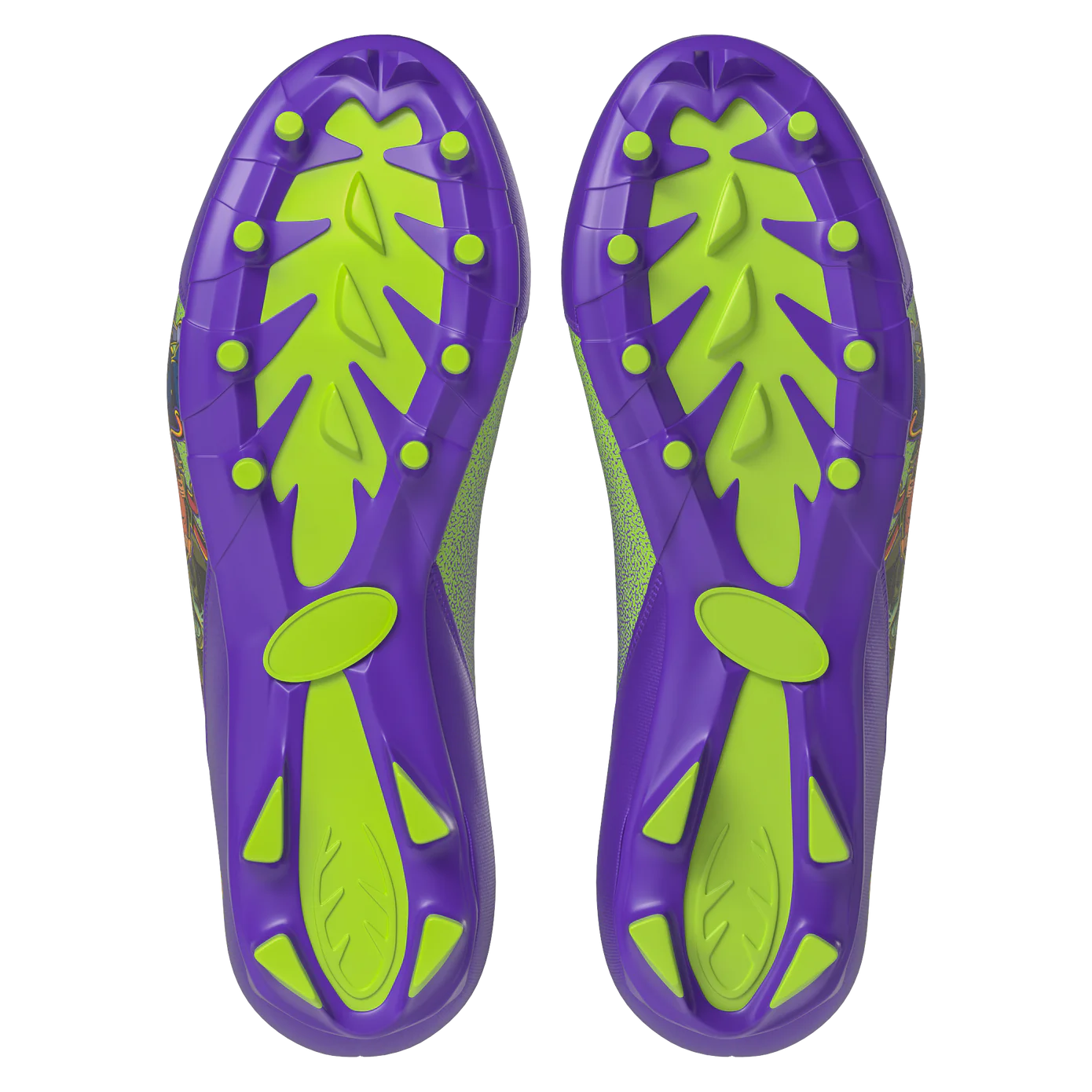 Scooby-Doo 'Unmasked' Purple Football Cleats - Velocity 3.0 by Phenom Elite