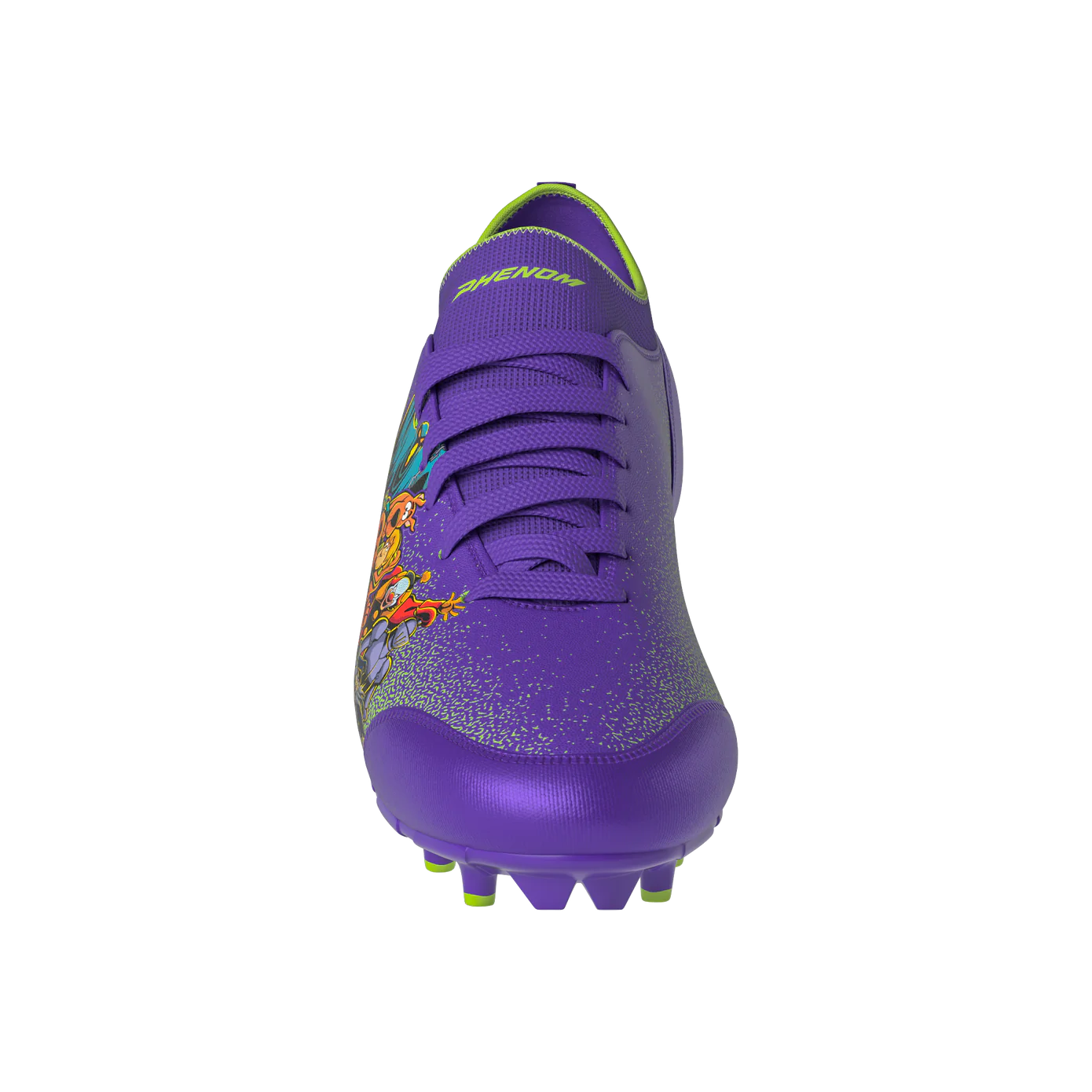 Scooby-Doo 'Unmasked' Purple Football Cleats - Velocity 3.0 by Phenom Elite