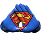 Superman Football Gloves - VPS1 by Phenom Elite