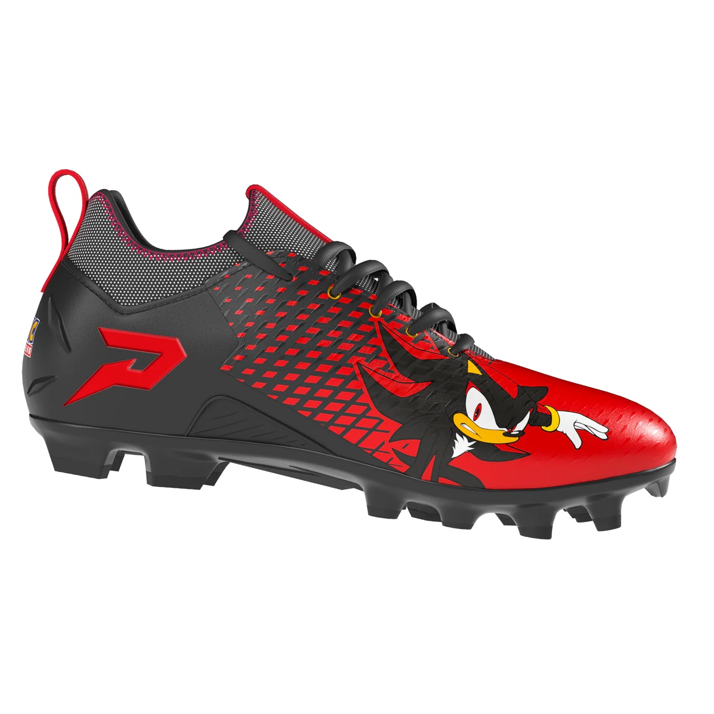 Shadow the Hedgehog Football Cleats - Quantum Speed 2.0 by Phenom Elite