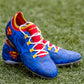 Superman Youth Football Cleats - Velocity 2.0 by Phenom Elite