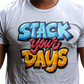 Stack Your Days Graffiti Graphic Tee