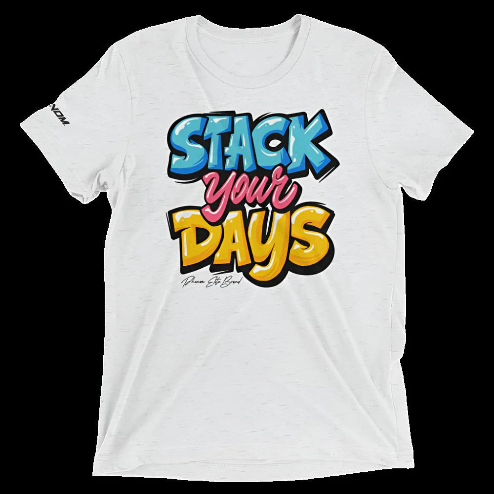 Stack Your Days Graffiti Graphic Tee