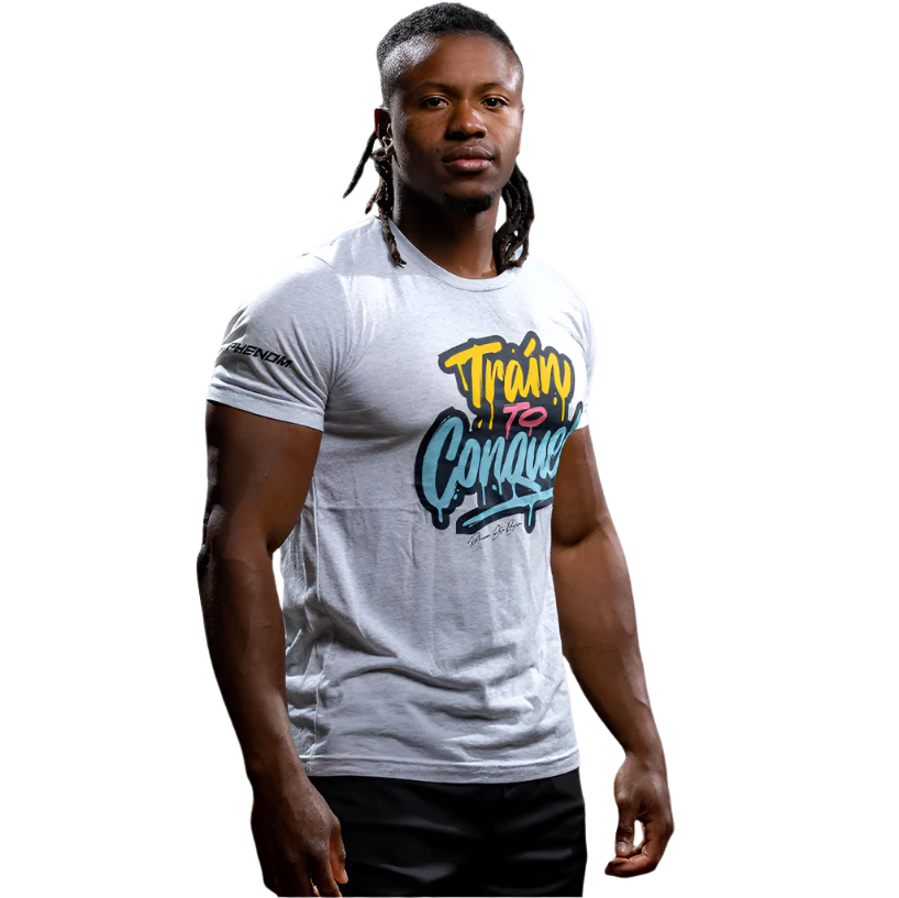 Train To Conquer Graffiti Graphic Tee